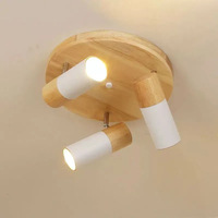 Suspension luminaire moderne nordique en bois, design créatif en bambou, style décoratif artistique