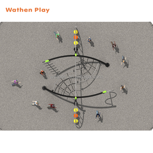 Haute qualité enfants Jungle Gym corde filet escalade enfants entraînement physique équipement de terrain de jeu en plein air pour parc d'<span class=keywords><strong>aventure</strong></span> - Product Image 3