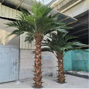 Palmera Artificial de Fibra de Vidrio Grande para Exteriores, Personalizada al por Mayor, para Decoración de Jardines de Hoteles - Product Image 4