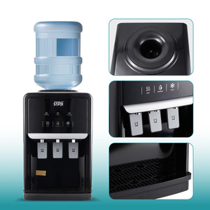 Winning Star Desktop <b>Water</b> <b>Dispenser</b> 500W Black <b>Automatic</b> Heating Cooling Normal Temperature Electric Model ST-6513 - Product Image 3
