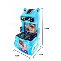 Petite machine de jeu d'arcade vidéo pour enfants, à monnayeur, avec jeux de course, de tir et de moto