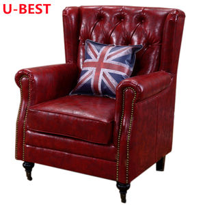 Sofá Industrial de Cuero Estilo Aviador Vintage U-Best, Divano, Sofy, Juegos de Muebles de Jardín, Arredamento, Mueble de Salón, Muebles de Sala de Estar - Product Image 6