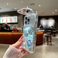 Étui de téléphone transparent électro-plaqué, anti-jaunissement, anti-rayures, étanche, antichoc, couleur contrastée pour plusieurs modèles