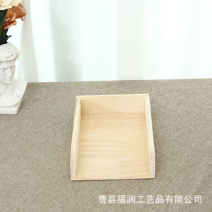 Wooden Dumpling <b>Tray</b> Rectangle Stackable Food Container For Household <b>Storage</b> - Product Image 5