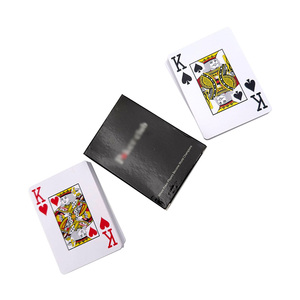 ไพ่โป๊กเกอร์พลาสติกกันน้ำ100% กำหนดเองได้ไพ่โป๊กเกอร์พีวีซีมีไฟไม่ทะลุ<span class=keywords><strong>ผ่าน</strong></span> - Product Image 3