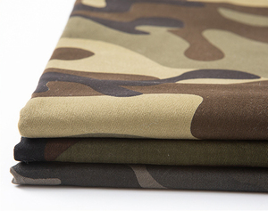20 * 16 + 70 D gedruckte Baumwolle Elasthan Tarn Tarn Elasthan Twill Baumwollstoff für Hosen - Product Image 1