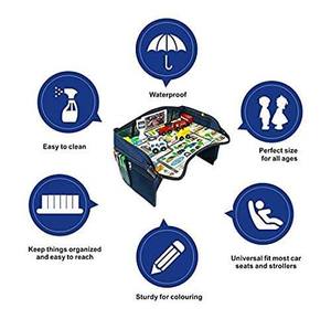 Échantillon gratuit, usine certifiée BSCI, vente chaude, plateau de jeu pour enfants personnalisé, plateau de voyage pour tout-petits, organisateur de siège auto - Product Image 2