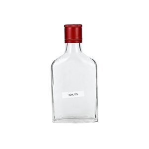 Chai Rượu Rỗng Nhỏ <span class=keywords><strong>125Ml</strong></span> Chai Thủy Tinh Mini Hộp Đựng Rượu Whisky Vodka Rum Tequila Chai Gin - Product Image 4