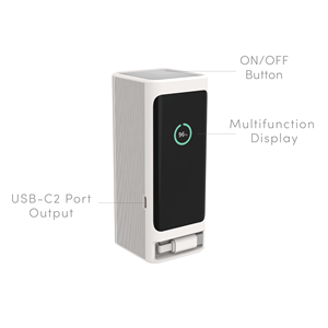 <span class=keywords><strong>2025</strong></span> sản phẩm mới ra mắt công suất cao 65 wát ngân hàng điện thông minh tft hiển thị không thấm nước 65cm có thể thu vào cáp USB-C đèn led - Product Image 1