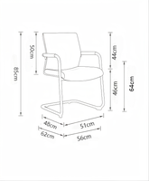 Chaise de bureau et de conférence confortable en tissu moderne, vente directe d'usine Golden Lion ZhanMei