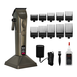 <span class=keywords><strong>Tondeuse</strong></span> électrique sans fil USB professionnelle tondeuses coiffeur toilettage Machine lames en céramique Support anglais Logo personnalisable pour - Product Image 1