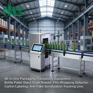 Sistema Integrado de Trazabilidad de 3 Niveles para Botellas, Cajas y Palés con Agregación de Datos de Códigos QR y Etiquetado Automático con Inspección - Product Image 2