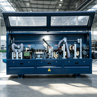 Machine de chantournage robuste pour le pré-fraisage des chants, pour le travail du bois, la fabrication d'armoires et de meubles, et le collage de chants en bois, panneaux de particules, acrylique et mélamine