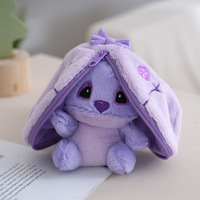 Pendentif en peluche Stitch de 12 cm, transformable, poupée pour machine à attraper, poupée cadeau d'anniversaire, sac à jouets en peluche