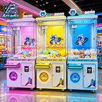 Machine à griffes à monnayeur pour poupées et peluches, jeu d'arcade d'intérieur pour centre commercial, vente en gros