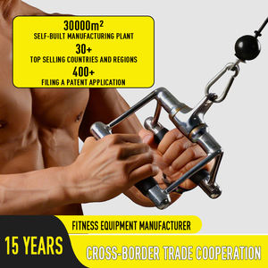 Accessoire de barre en V Rising Fitness Gym pour triceps <span class=keywords><strong>pushdown</strong></span> et lat pulldown, accessoires de machine à câble en acier durable, équipement de maison - Product Image 5