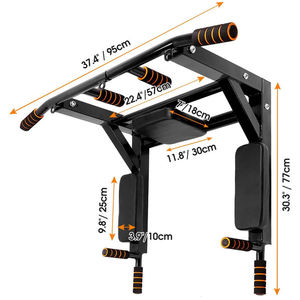 Estación de gimnasio en casa, barra de dominadas montada en la pared, superventas - Product Image 2