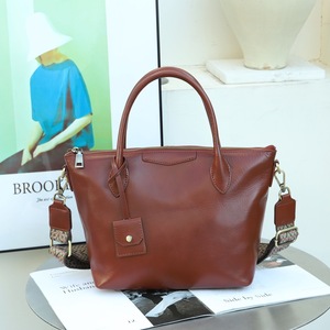 Sac Ando en cuir de vachette véritable, mini sac fourre-tout, sac à main pour femme, poignée supérieure, fermeture éclair, sac bandoulière - Product Image 3
