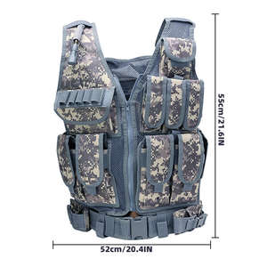 Gilet tactique numérique personnalisé à dégagement rapide pour les gardes de sécurité Chaleco Tactico équipement de défense personnelle - Product Image 6