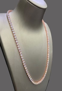 Indian Supplier Moissanite <b>Cuban</b> <b>Link</b> <b>Chain</b> Necklace for Birthday Gifts or Special Occasions Use Available at Factory Price - Product Image 6