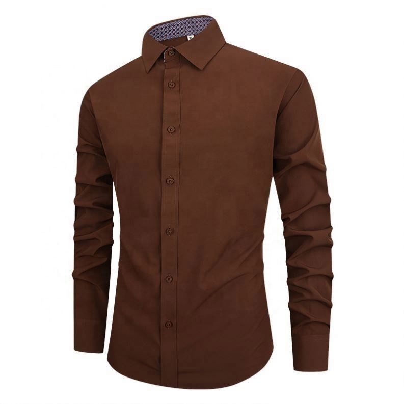 New Trends Long Sleeve Casual Anti-Wrinkle Solid Business Men Button Down  Dress Shirts| Alibaba.com