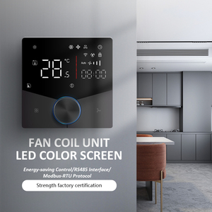 WiFi <strong>Digital</strong> <strong>Thermostat</strong> with Smart Knob Programmable Dimmable Light Color Voice Control for Home Automation - Product Image 2