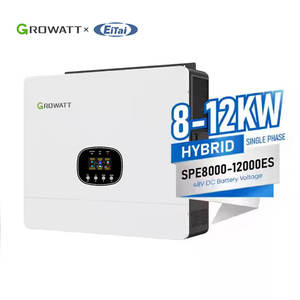 Growatt SPE 8000-12000 ES 8KW 10KW 12KW lai năng lượng mặt trời biến tần một pha 48V tắt lưới Pin inversor hibrido PV điện - Product Image 1