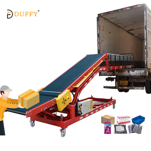 Duffy Mobiele Flexibele Bandtransportband Telescopische Transportband Gecombineerd voor Containertruck Transportbandsysteem Magazijn Laden Lossen - Product Image 1