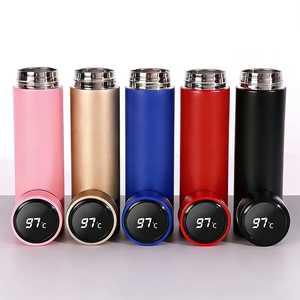 Produits les plus vendus 2026 Mini Thermos Électrique 500ml Bouteille d'Eau Chaude Électrique Mini en Acier Inoxydable Bouteilles Isothermes Sous Vide - Product Image 1