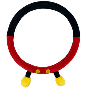 Cubierta Universal para <span class=keywords><strong>volante</strong></span> <span class=keywords><strong>de</strong></span> coche, protector <span class=keywords><strong>de</strong></span> gamuza con dibujos animados <span class=keywords><strong>de</strong></span> <span class=keywords><strong>Mickey</strong></span>, para las cuatro estaciones - Product Image 1