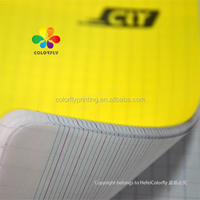 Agenda — livre d'exercice en polypropylène, 96 Pages, 17x22 cm, grands carrés, couverture en plastique, couleurs assorties