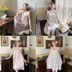 Women's Ice Silk Suspender Vest Low Priced Summer Sexy Lingerie With Water Ripple Pattern Strap Chest and Sleeveless Design - Product Image 5