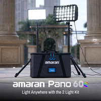 APUTURE Pano 60c 120c Panneau lumineux, LED RGBWW 60W, adapté à l'enregistrement vidéo et au streaming de jeux.