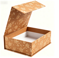 Boîte à rabat à fermeture magnétique sur mesure, impression personnalisée, boîte cadeau rigide pour cadeau de mariage, chocolat, emballage de parfum