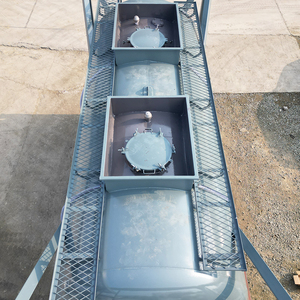 ถังใส่ภาชนะที่มีฤทธิ์กัดกร่อน20ฟุตพร้อมปั๊มวัสดุพลาสติกและเหล็กที่เป็นที่ชื่นชอบ - Product Image 4