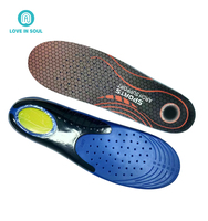Love in soul semelles en gel pu Fabricant Confort Absorption des chocs Support de la voûte plantaire du pied plat Semelles de sport en PU Autres semelles
