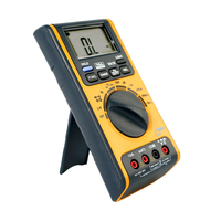 Multimètre numérique automatique 5-en-1 VA19 CAT III 600V avec interface USB, fonctions Lux, son, fréquence, température, humidité et certification CE