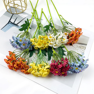 Fleurs de marguerite artificielles 32 cm, bouquet de fleurs en soie pour mariage, décoration de la maison, accessoires de photographie - Product Image 3