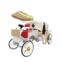 Charrette de luxe royale électrique pour mariage, chariot de chevaux à vendre