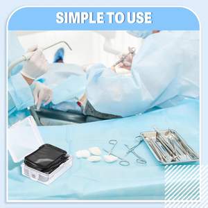 100 piezas de sobres de barrera de dentista, bolsa protectora de película de rayos <span class=keywords><strong>X</strong></span> desechable, mangas protectoras desechables para placa de fósforo - Product Image 4