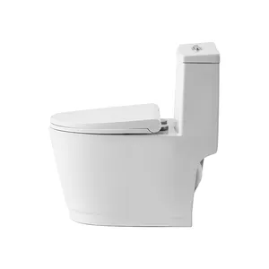 Inodoro American Style Sanitary Ware Ceramic Bathroom Wc Siphonic Toilet Bowl S-trap Cupc 1 Piece Toilet