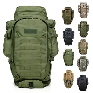 Zaino da uomo con zaino tattico grande da 70L, zaino da caccia Multicam,