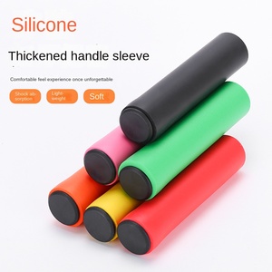 Ensemble de poignées en silicone pour vélos de route - Nouveau matériau en silicone avec éponge douce Prix - Product Image 2