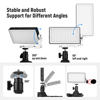 Kit d'éclairage pour caméra vidéo LED 2500-10000K NEEWER RGB Video Light