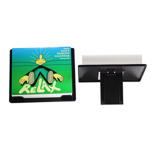 2023 tùy chỉnh in ấn dễ dàng hàng ngày xé bàn lịch với nhựa nạc trở lại đứng - Product Image 2
