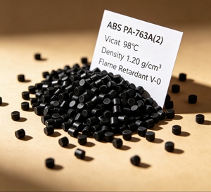 Granulés ABS vierges noirs PA‑763A(2) UL94 V‑0 ignifuges à haute résistance aux chocs pour matériaux de boîtiers électroniques - Product Image 5