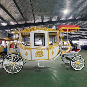Calèche royale électrique de haute qualité à piles, à 4 roues, pour utilisation dans les parcs, les centres de villégiature et les célébrations de mariage - Product Image 6