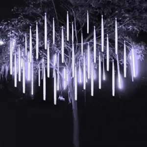Fallen Regen Fee String Lichter 80cm 10 Rohr IP65 LED Weihnachten Lichter Meteor Dusche Regen Lichter für Urlaub Hause outdoor Decor