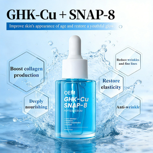 Logo personnalisé pour les soins du visage, peptides de cuivre, anti-âge, raffermissant, réduction des rides, stimulation du collagène, sérum de peptides GHK-Cu - Product Image 3