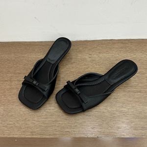 Nouvelles sandales à bout ouvert de 3 cm, produit RTS, talons bas de luxe pour femme - Product Image 4